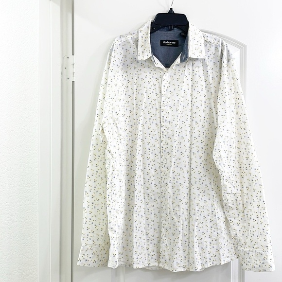 Claiborne floral print long sleeve button down shirt - Picture 1 of 3